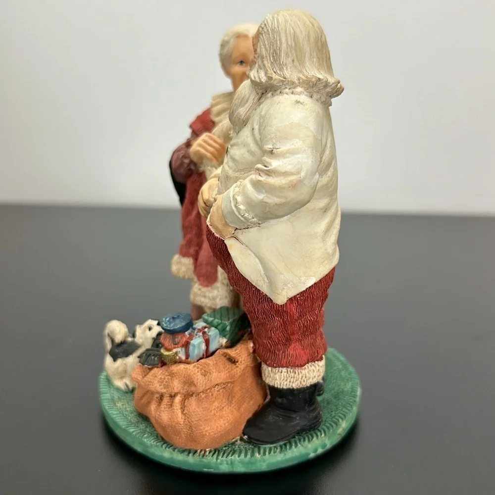 Vtg Hand Painted Deluxe Santa Claus Figurine 90’s Seasonal Specialties Co‎